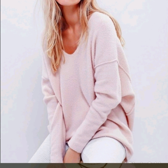 Free People Wool Nude Pink Cozy 